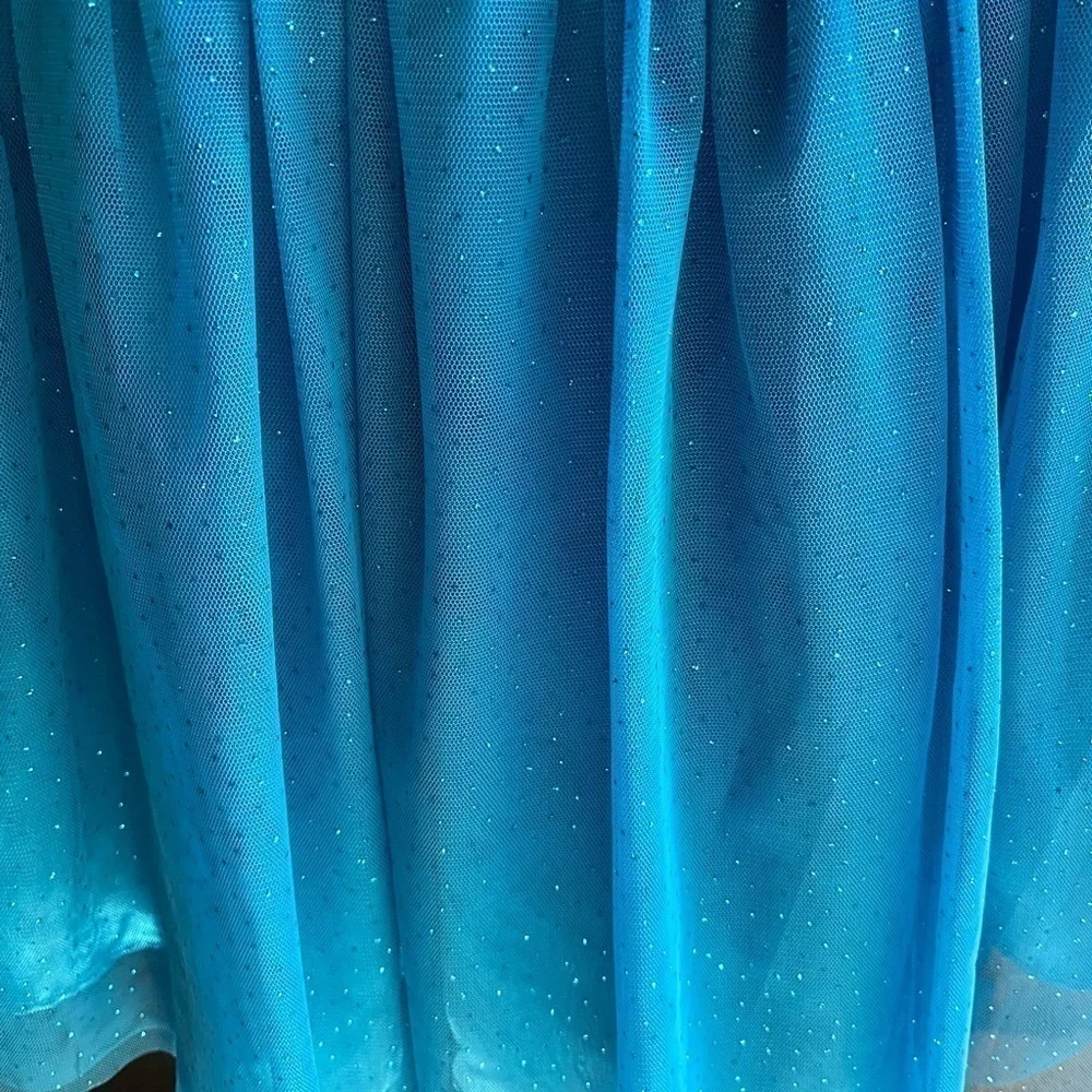 NWOT-JONA MICHELLE-BLUE SHIMMER DRESS-SIZE 7
